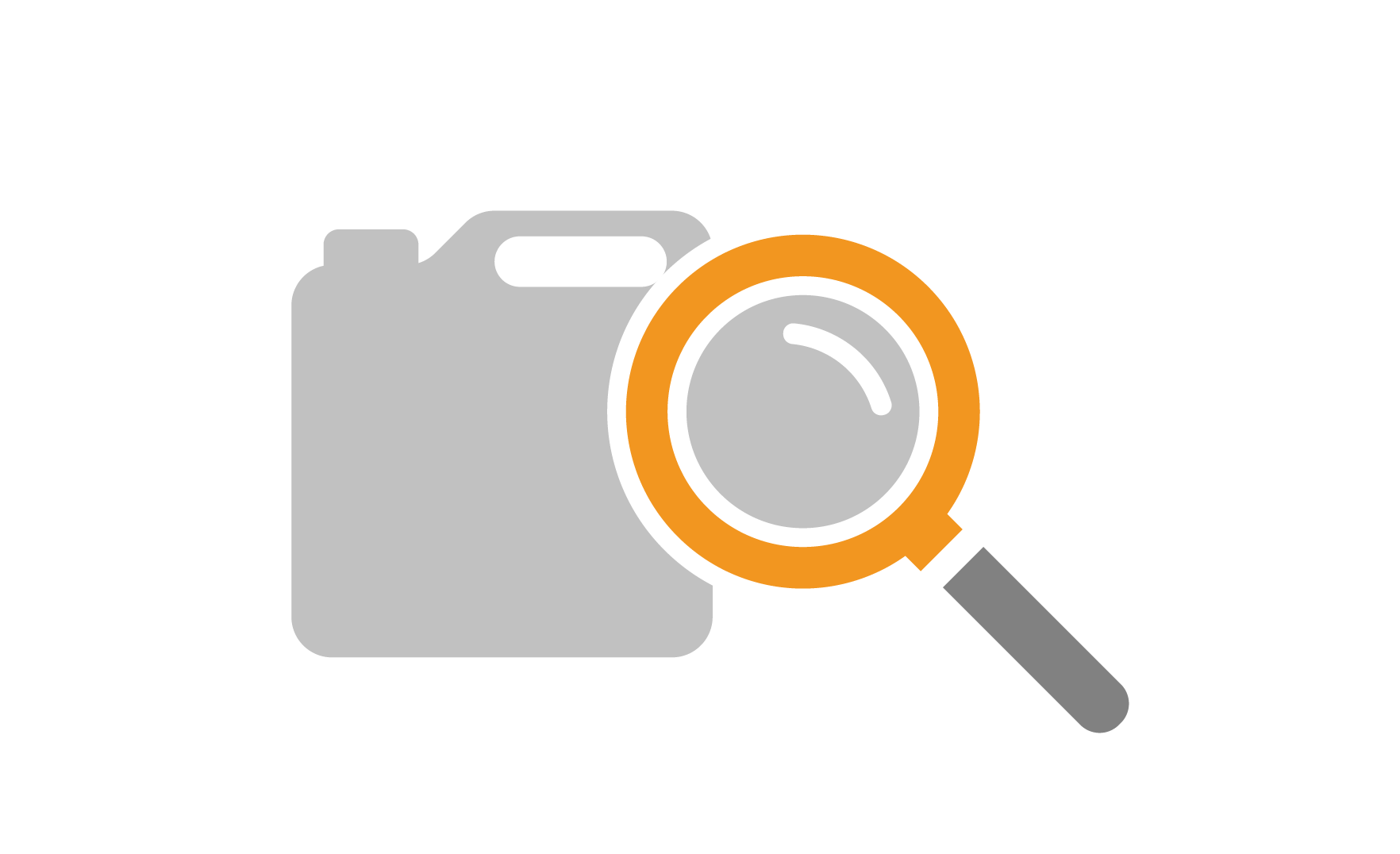 Illustration of a magnifying glass